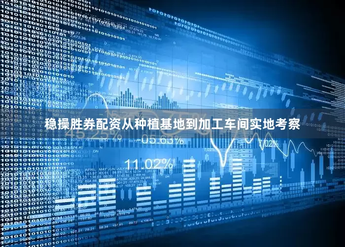 稳操胜券配资从种植基地到加工车间实地考察