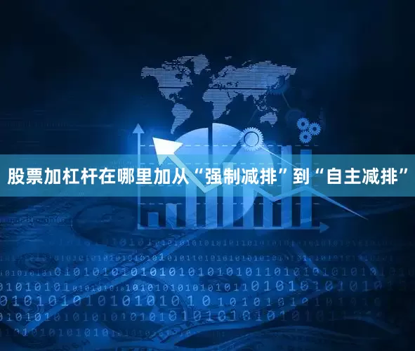 股票加杠杆在哪里加从“强制减排”到“自主减排”