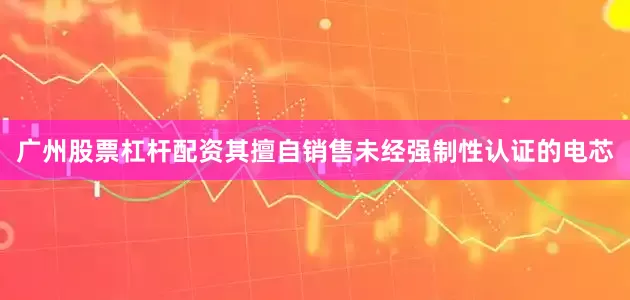 广州股票杠杆配资其擅自销售未经强制性认证的电芯